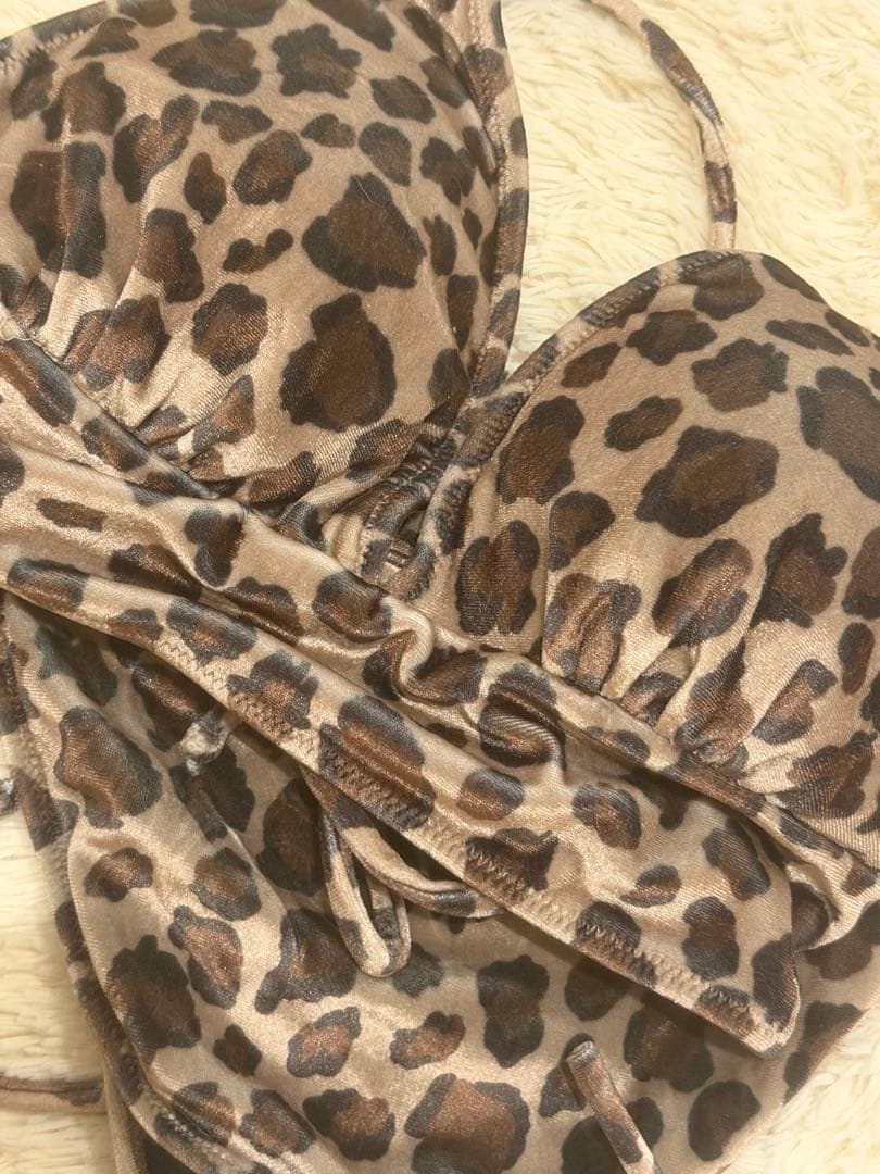 ALENCY ヒョウ柄 セパレート水着