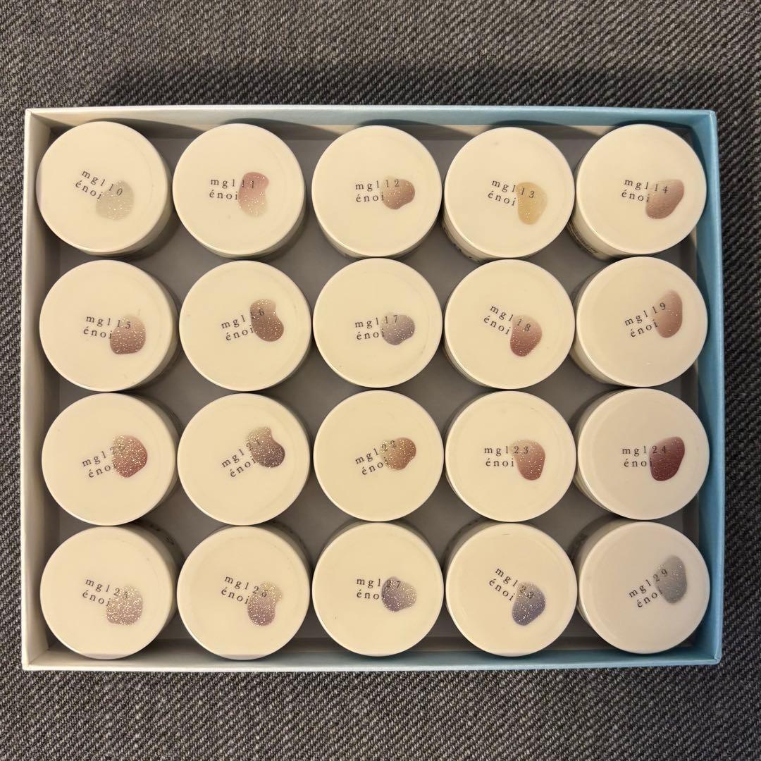 【台紙付き】enoi エノイ ガラスマグ20色セット