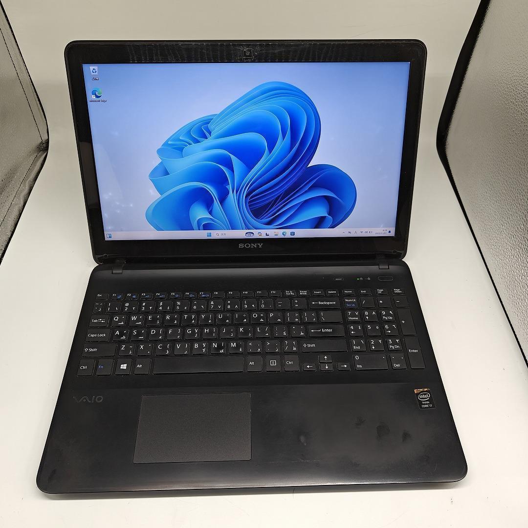 【VAIO】SVF 爆速i7 新品SSD512GB 16GB ブラックノートPC