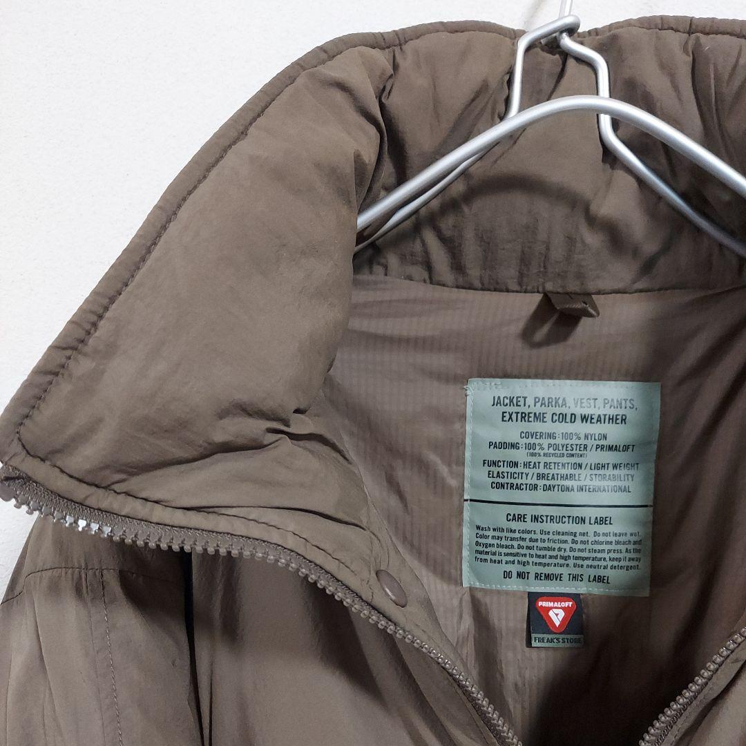 フリークスストア プリマロフトジャケット Level7 コヨーテ S