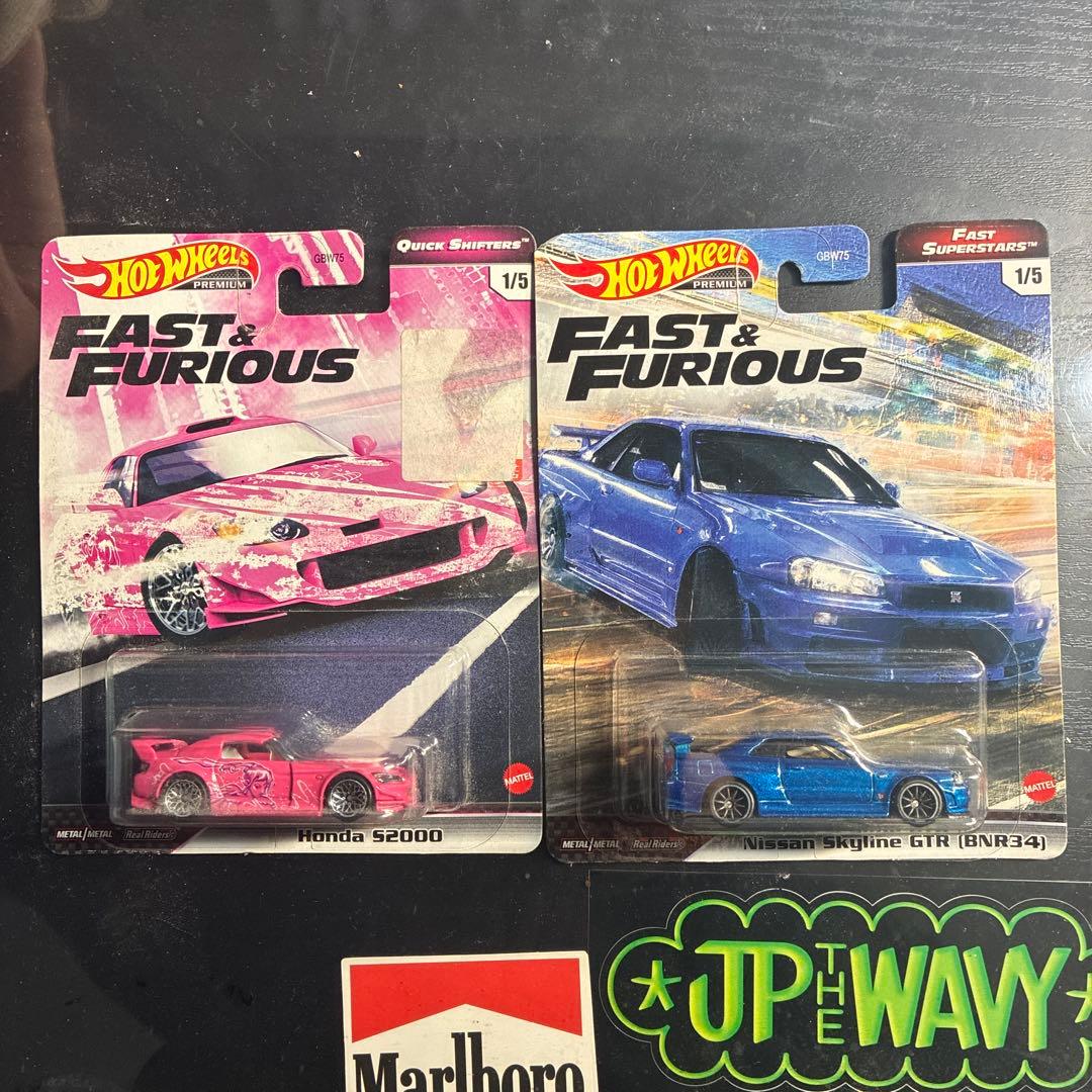 ホンダS2000ピンク、R34ブルー、エクリプスグリーン、rx7赤　スヌープT