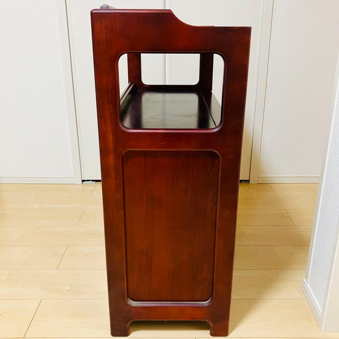 ✨美品✨ カリモク karimoku 木製 電話台 FAX台 キャビネット飾り棚