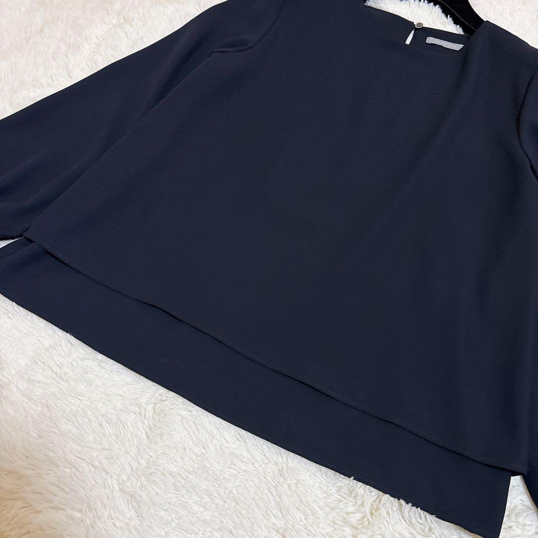 2023年モデル☆セオリーリュクス 現行 ELIDA ブラウス 2枚仕立て