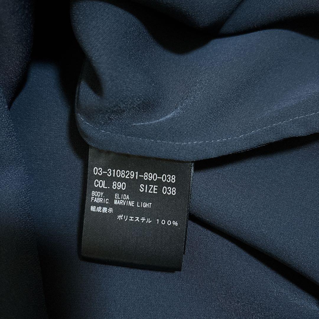 2023年モデル☆セオリーリュクス 現行 ELIDA ブラウス 2枚仕立て