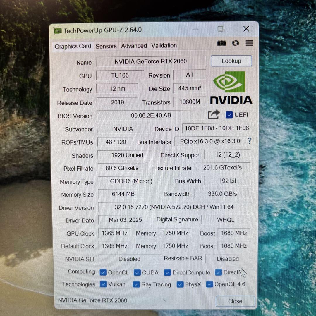 自作ゲーミングPC/Core i7-6700/16G/RTX2060