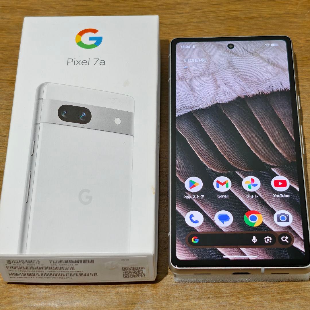 Google Pixel 7a 本体 画面新品 バッテリー94%