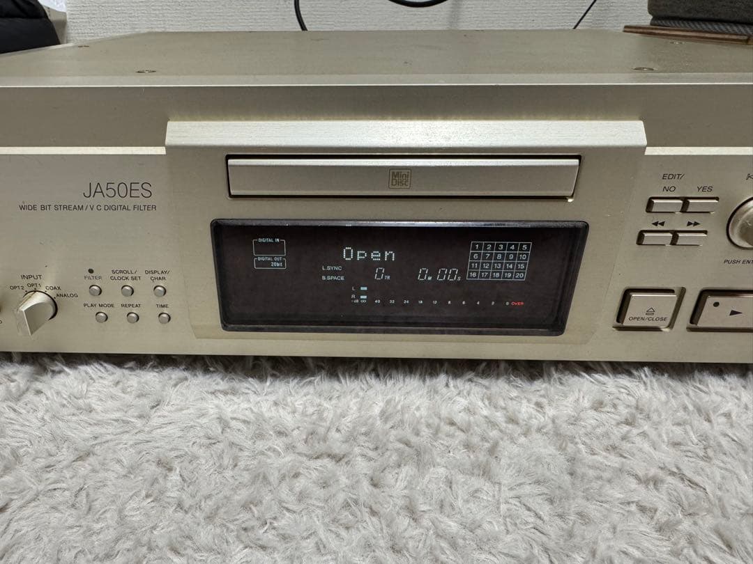 ラジオ・コンポ SONY MDS-JA50ES