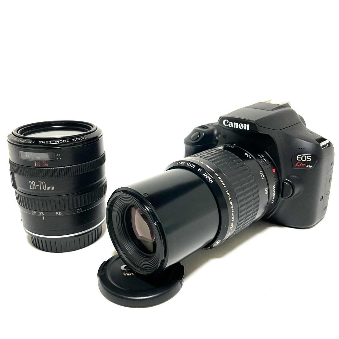 イベント撮影に❣️ Canon EOS Kiss X80 高速AF Wレンズ