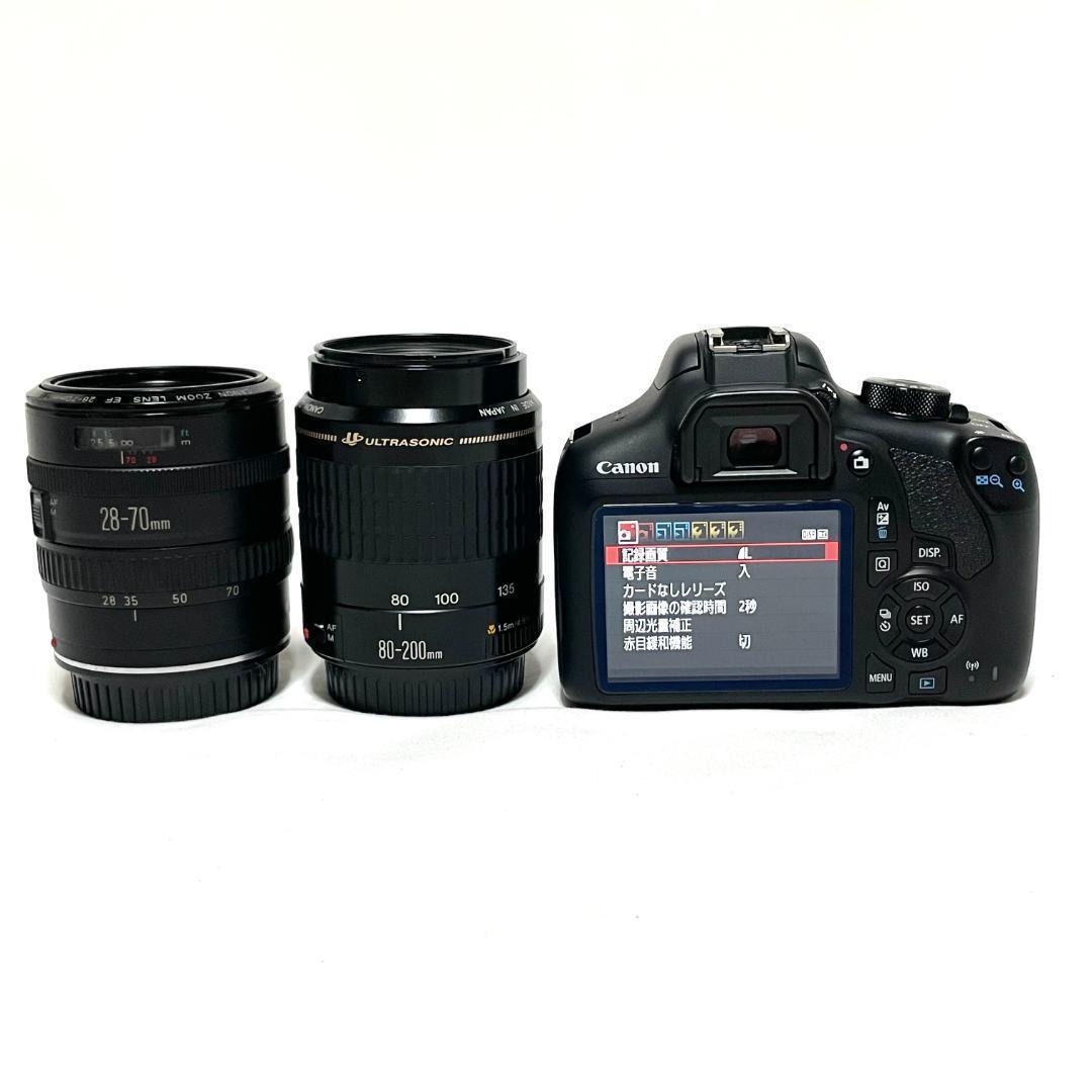 イベント撮影に❣️ Canon EOS Kiss X80 高速AF Wレンズ