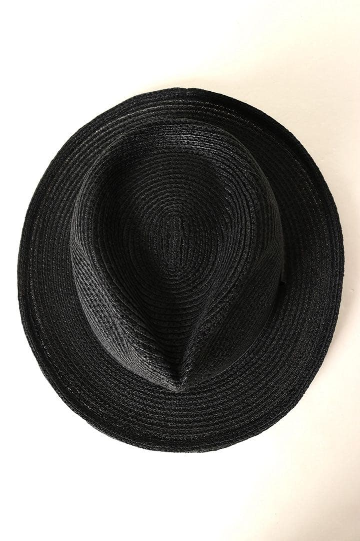 ☆専用出品 BACK LASH バックラッシュ 黒 パイソンレザーストローハット