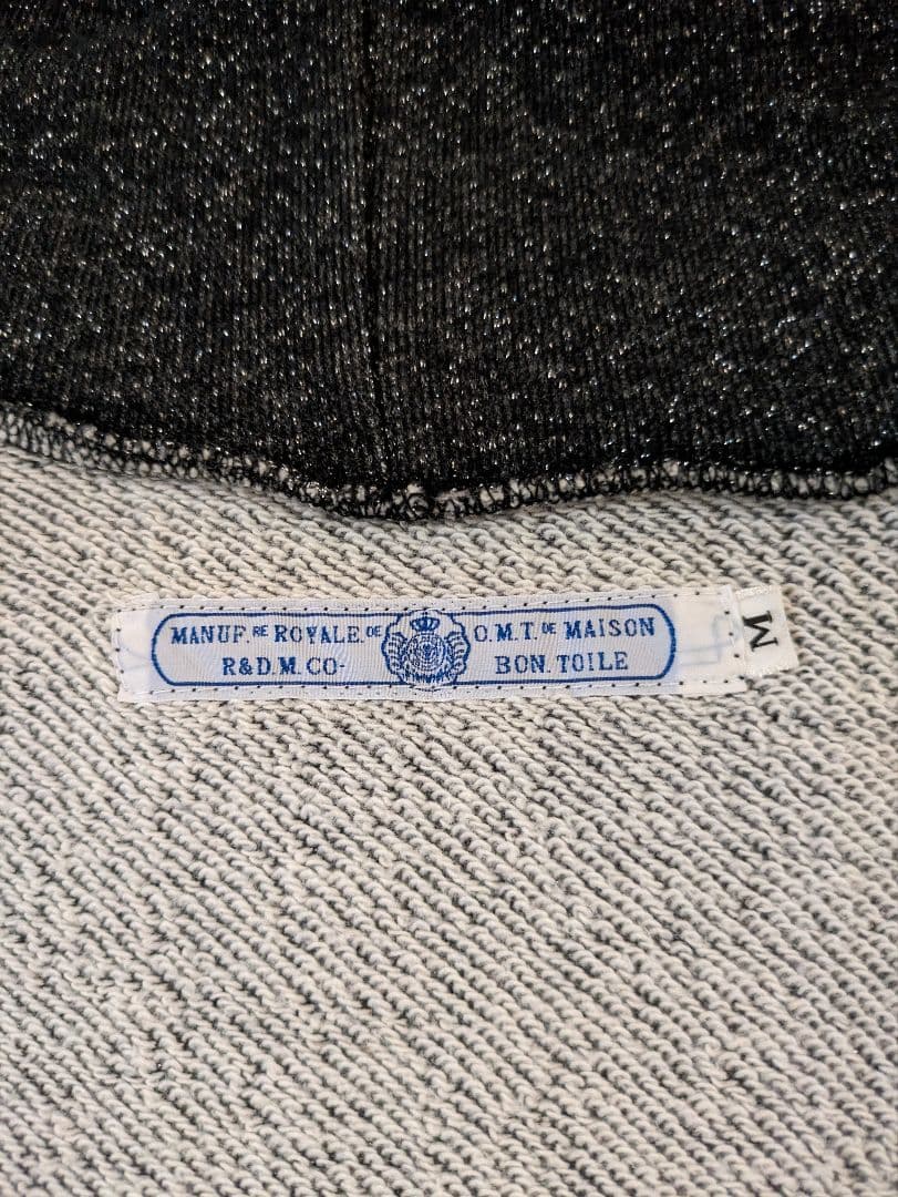 【専用】R&D.M.Co- 裏起毛スウェットジップアップパーカー