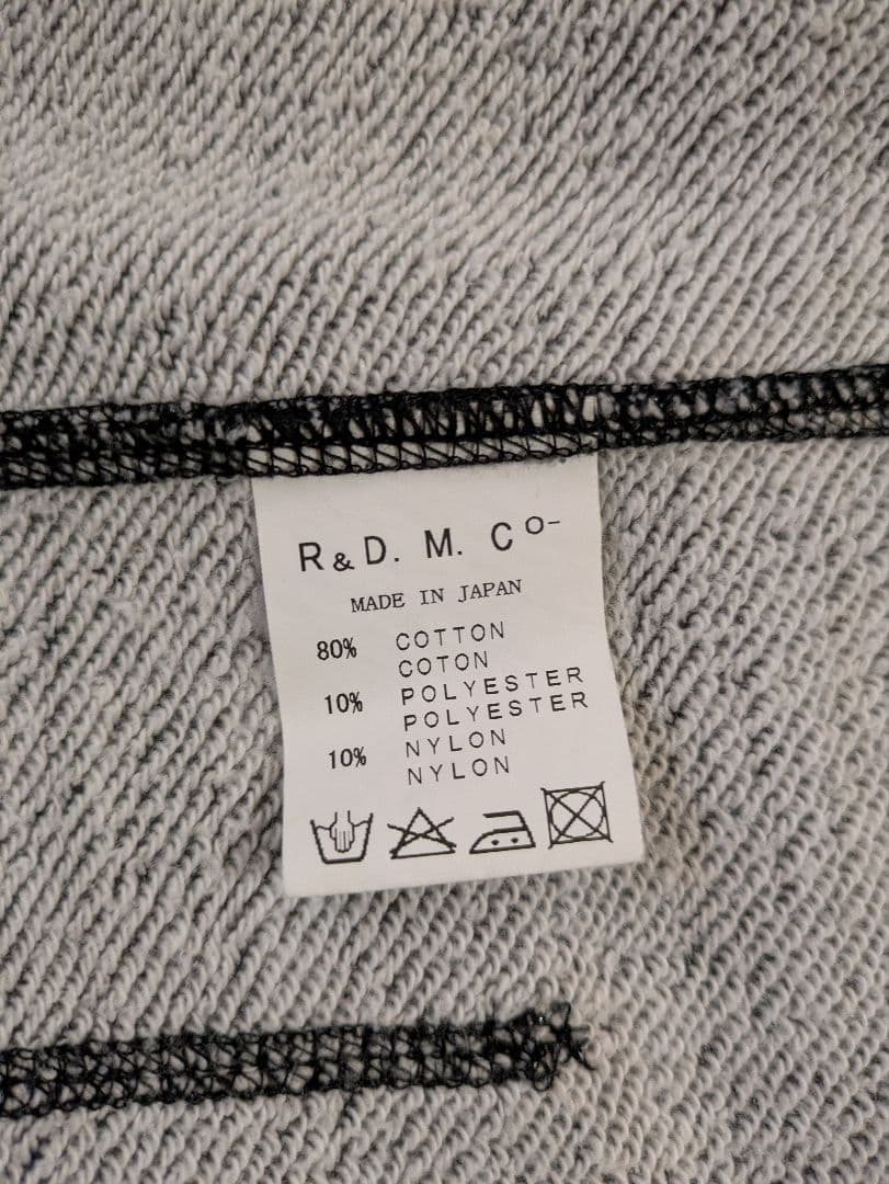 【専用】R&D.M.Co- 裏起毛スウェットジップアップパーカー