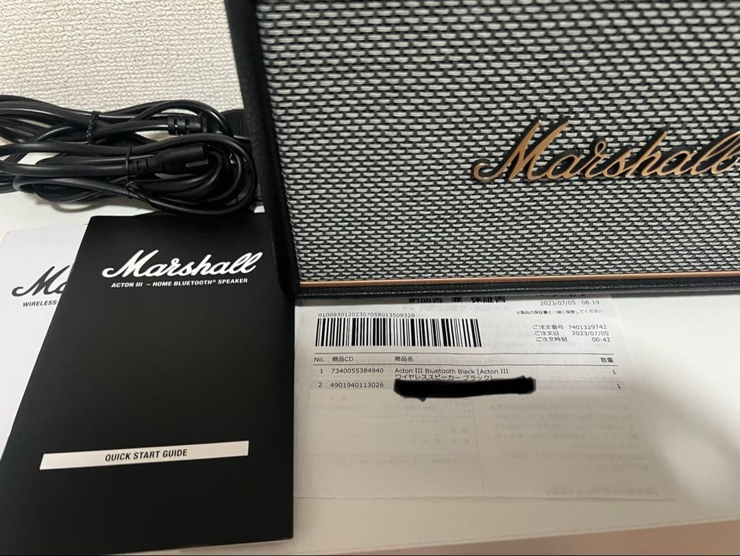 Marshall ACTON Ⅲ ホーム Bluetooth スピーカー