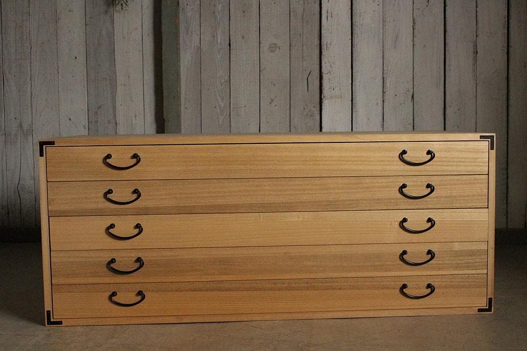 桐タンス　引き出し5段　着物箪笥　タンス　収納　古家具