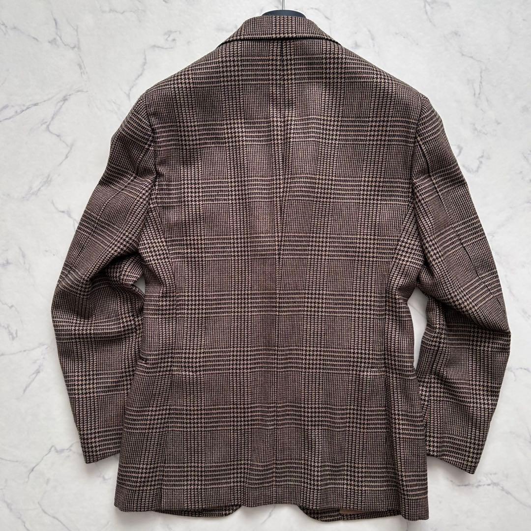 LARDINI ラルディーニ ロロピアーナ チェックテーラードジャケット 46