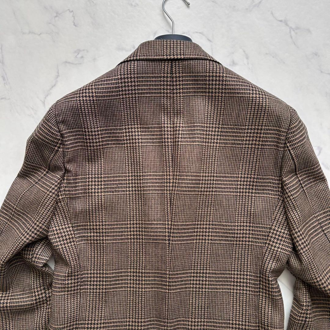 LARDINI ラルディーニ ロロピアーナ チェックテーラードジャケット 46