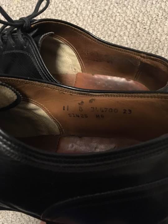 フローシャイムflorsheim 50s s品番 革靴ヴィンテージ 検alden