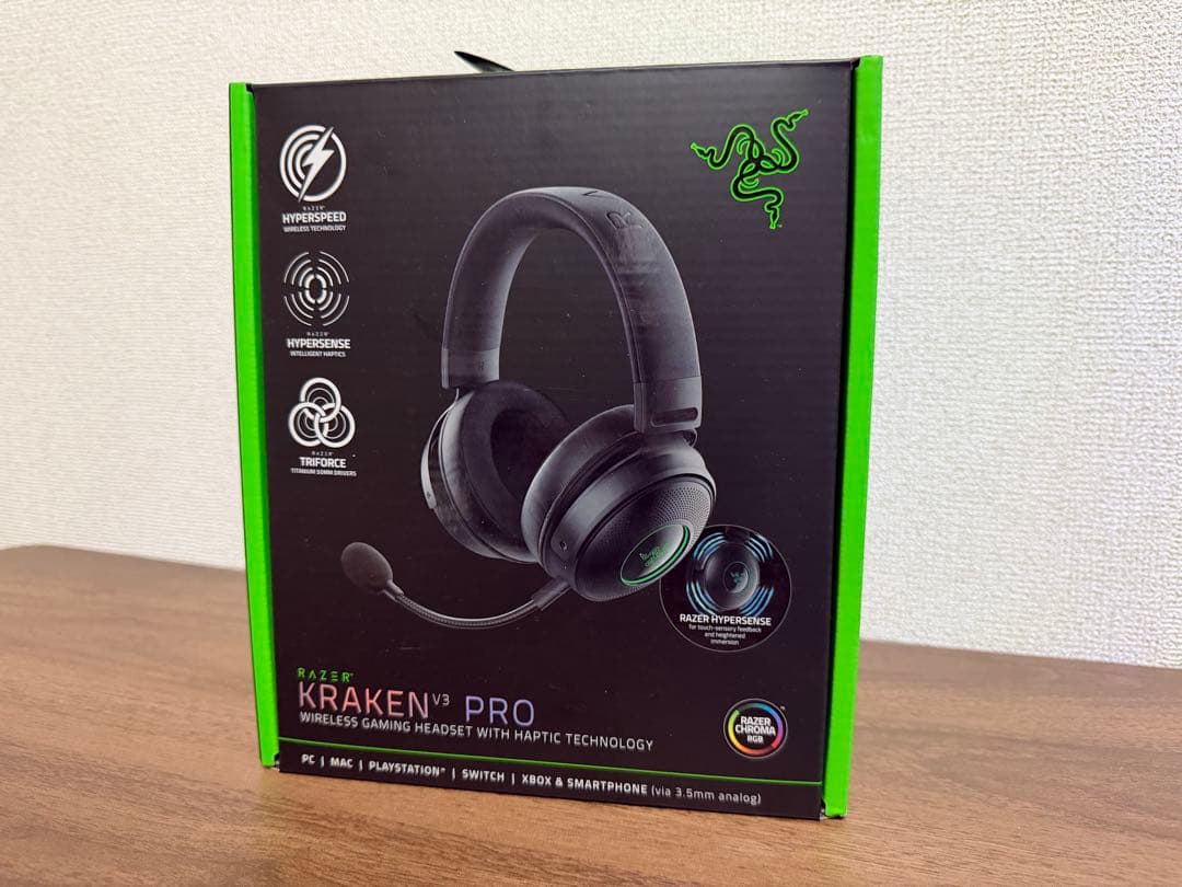 Razer Kraken V3 Pro ワイヤレスヘッドセット レイザー