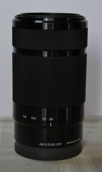 超美品 Sony 55-210mm f4.5-6.3レンズ