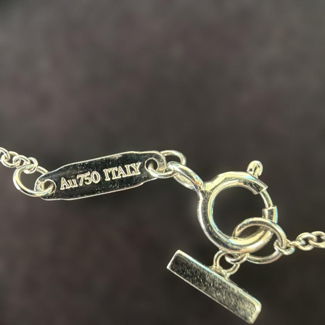 ✨️早い者勝ち✨️Tiffany ミニTスマイル ダイヤモンドネックレスK18WG