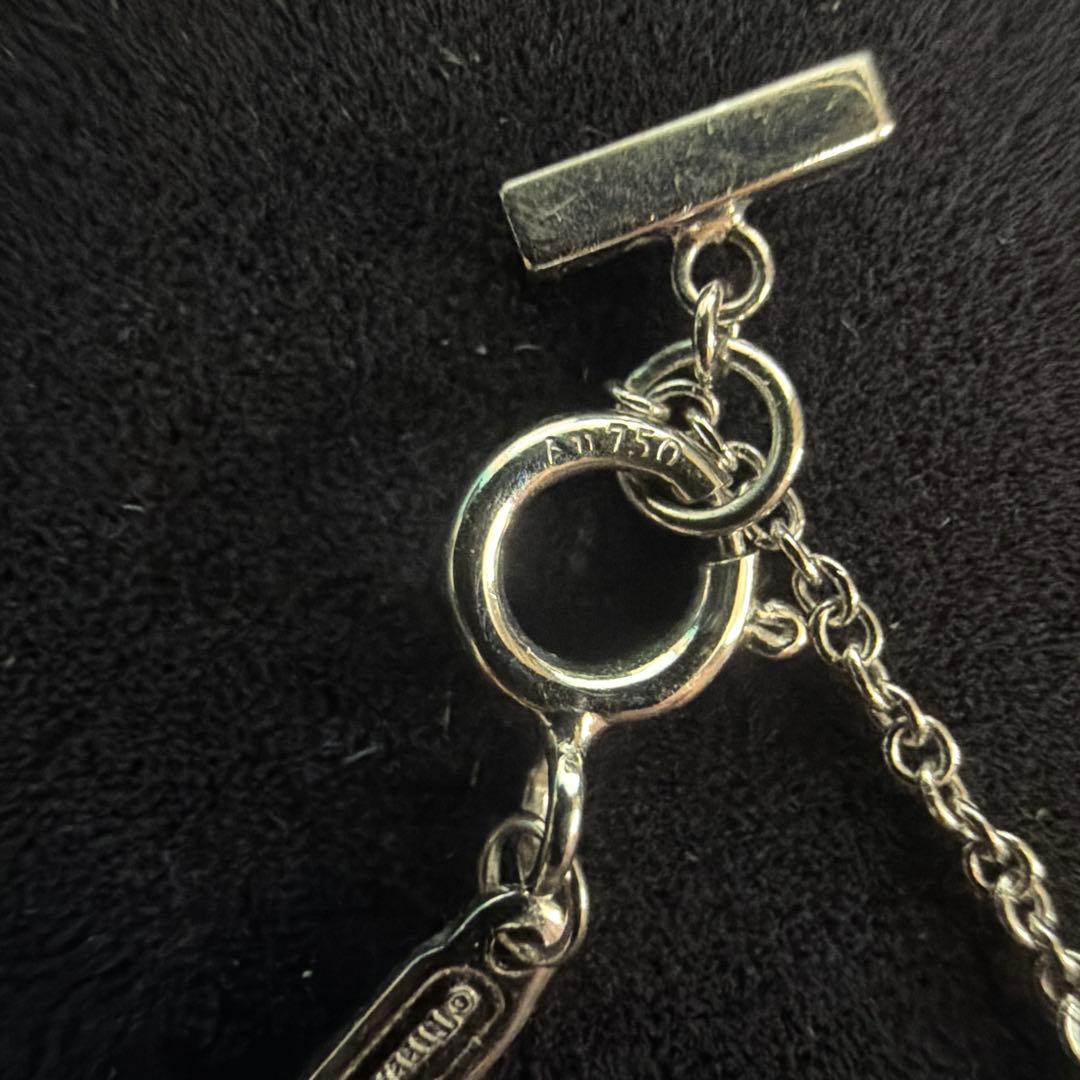 ✨️早い者勝ち✨️Tiffany ミニTスマイル ダイヤモンドネックレスK18WG