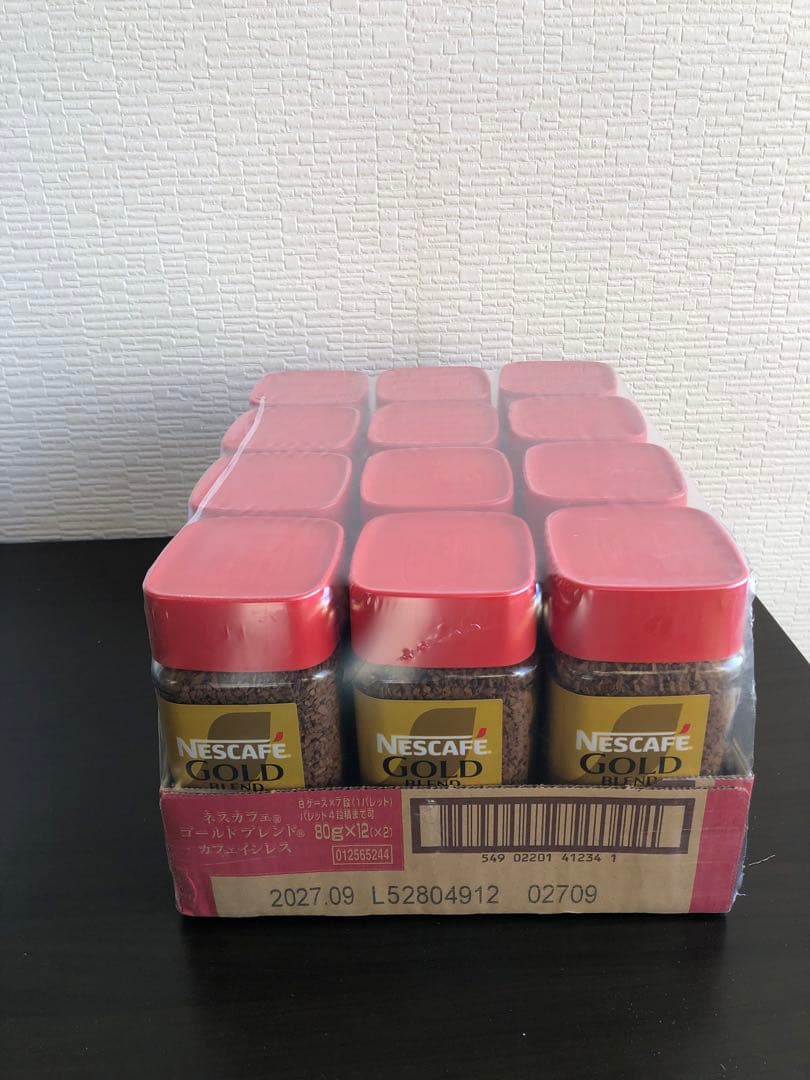 ネスカフェ ゴールドブレンド カフェインレス 80g×12個セット