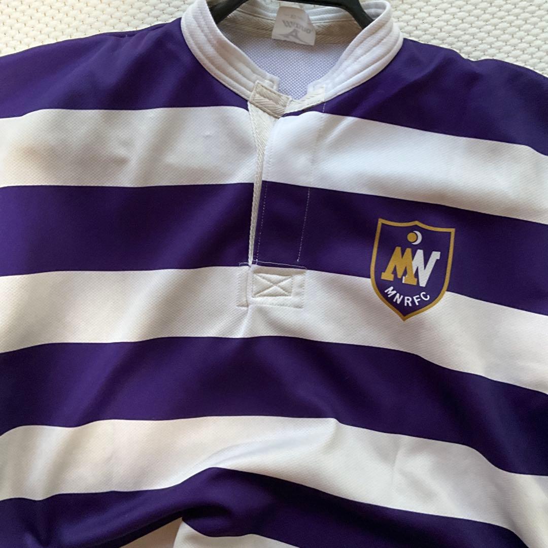 Mizuno 明治大学附属高校　ラグビー　紫紺ジャージ　背番号2