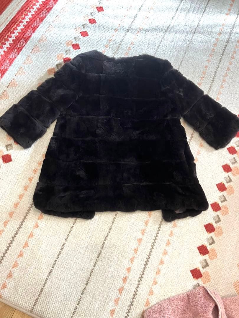 ボディドレッシングデラックスミンクと未使用ラビットコート