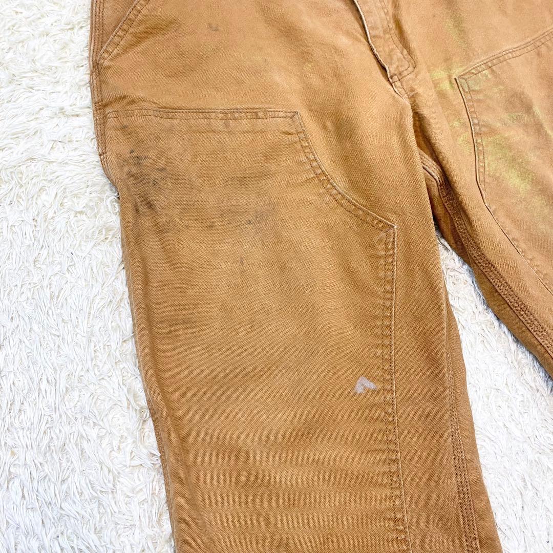 Carharu カーハート ダブルニー ペインターパンツ キャメル W36L34