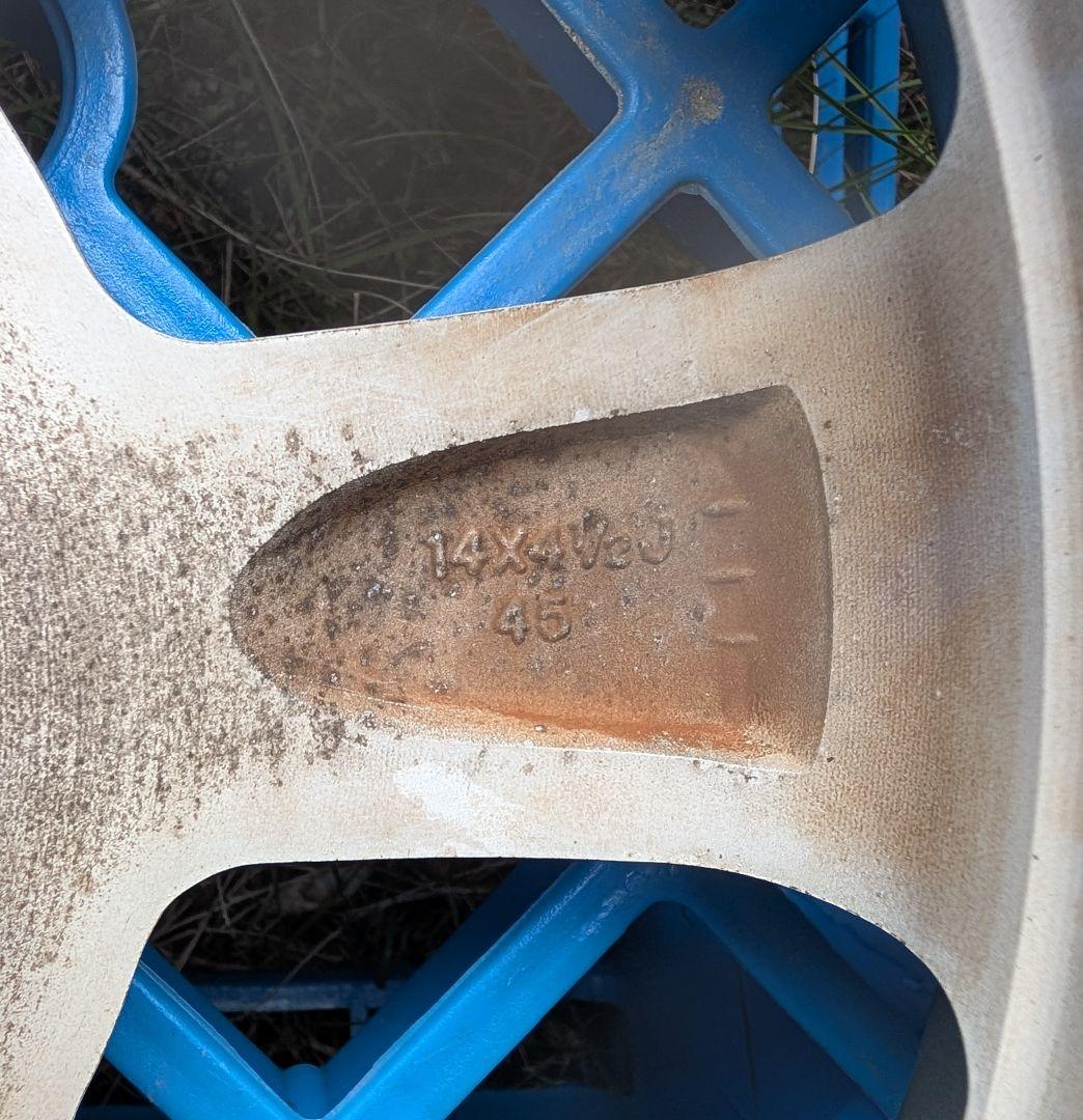 ②中古品 ダイハツタント2024製タイヤ付き純正ホイール4本セットの2本