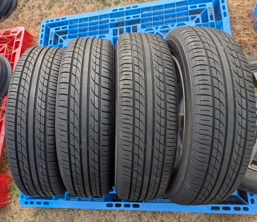 ②中古品 ダイハツタント2024製タイヤ付き純正ホイール4本セットの2本