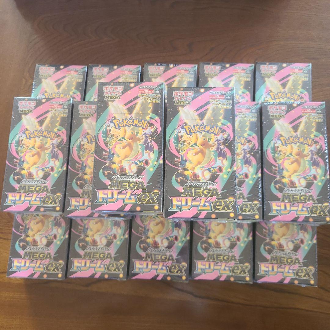 ポケモンカードゲーム　MEGAドリームex　17ボックス　シュリンク付き