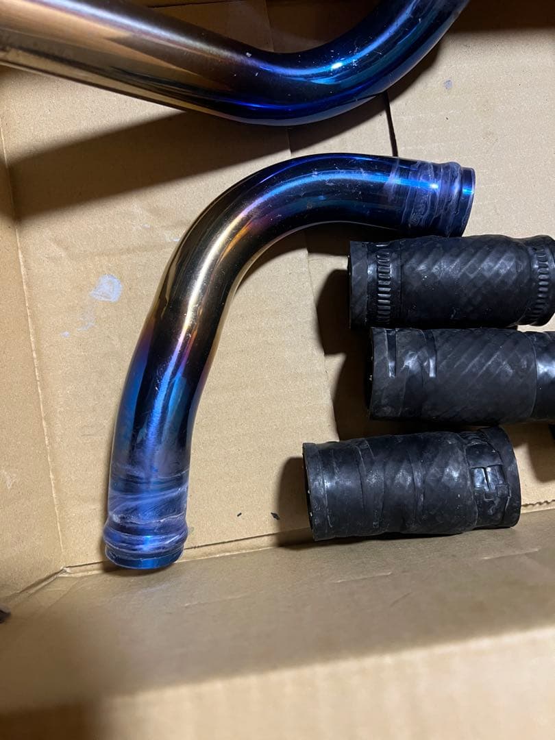 z900RS チタンラジエターパイプ トリックスター