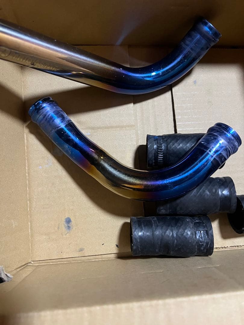 z900RS チタンラジエターパイプ トリックスター