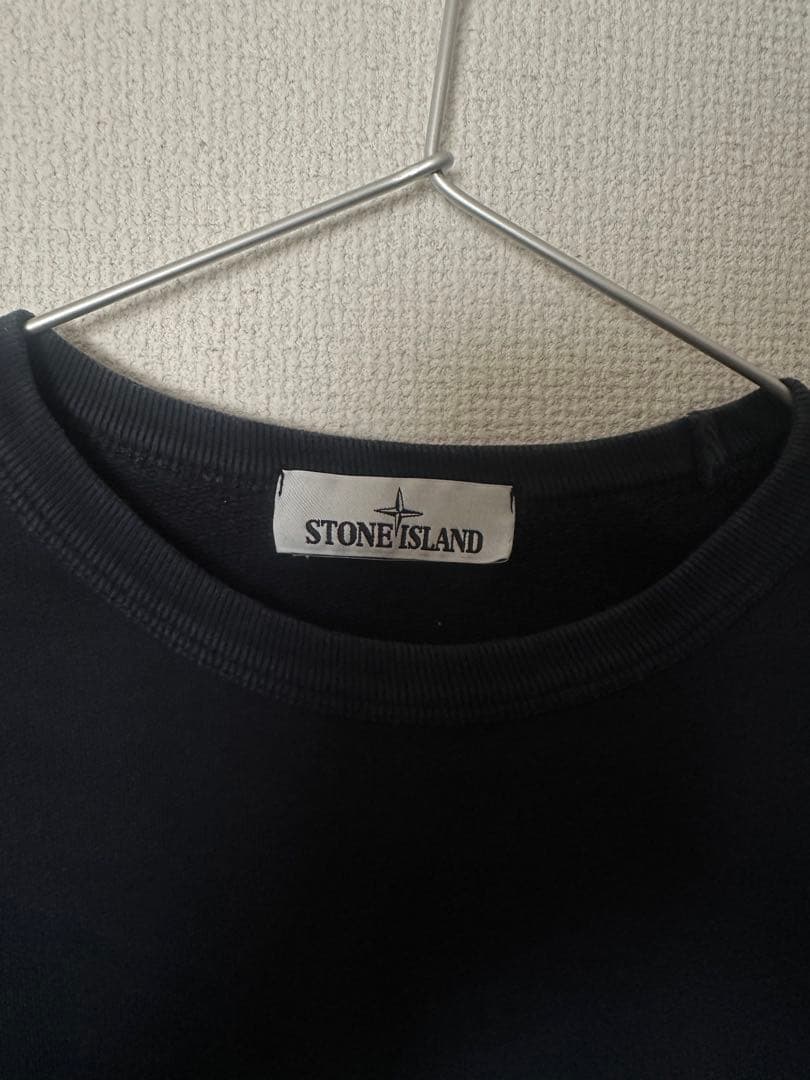 STONE  ネイビー 長袖トレーナー Mサイズ