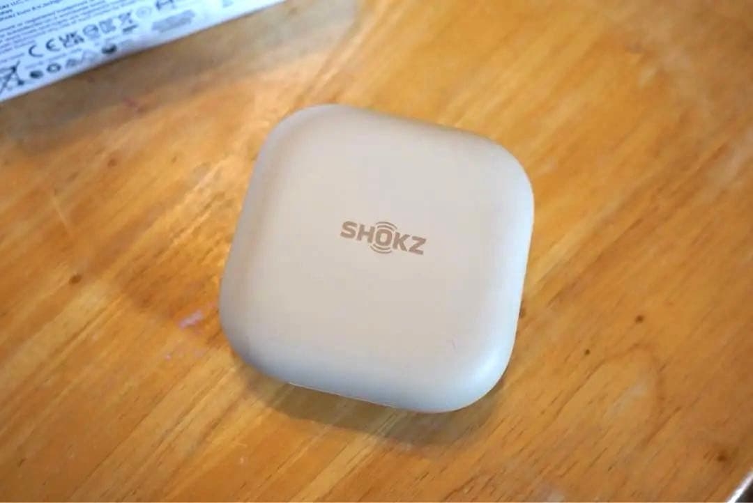 SHOKZ OPENFIT ワイヤレスイヤホン ベージュ 美品