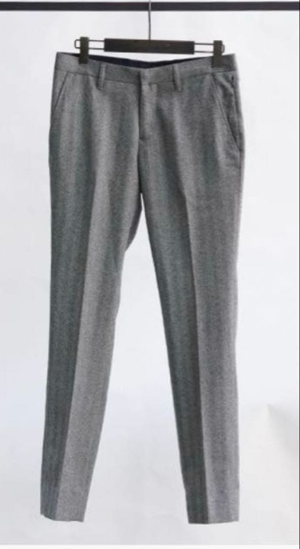 【極美品】3万　ジュンハシモト　ウールスラックス　XVパンツ　黒　XL