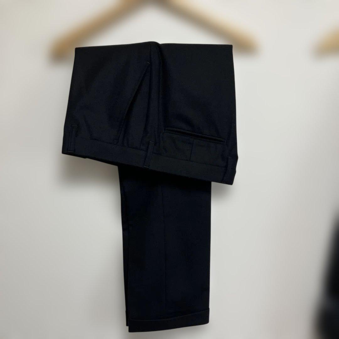 【極美品】3万　ジュンハシモト　ウールスラックス　XVパンツ　黒　XL