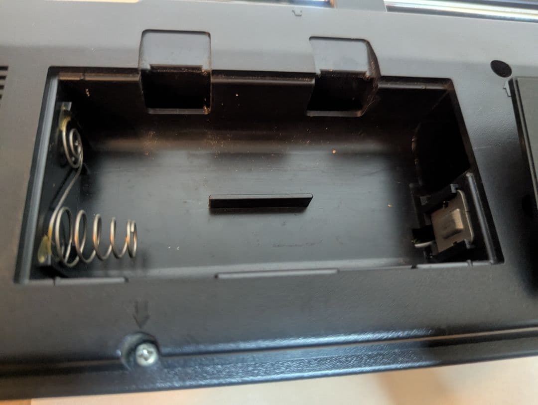 SANYO MR-WU4 MKⅢ ダブルラジカセ ブラック 昭和レトロ