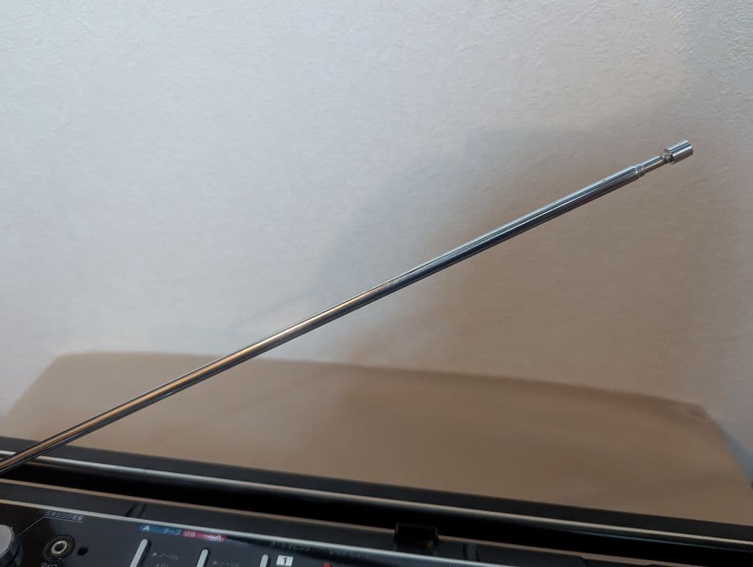 SANYO MR-WU4 MKⅢ ダブルラジカセ ブラック 昭和レトロ