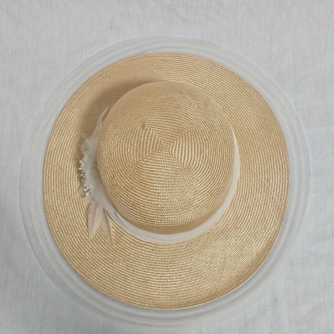 maxim マキシン リボン付き ハット 実測約56 帽子