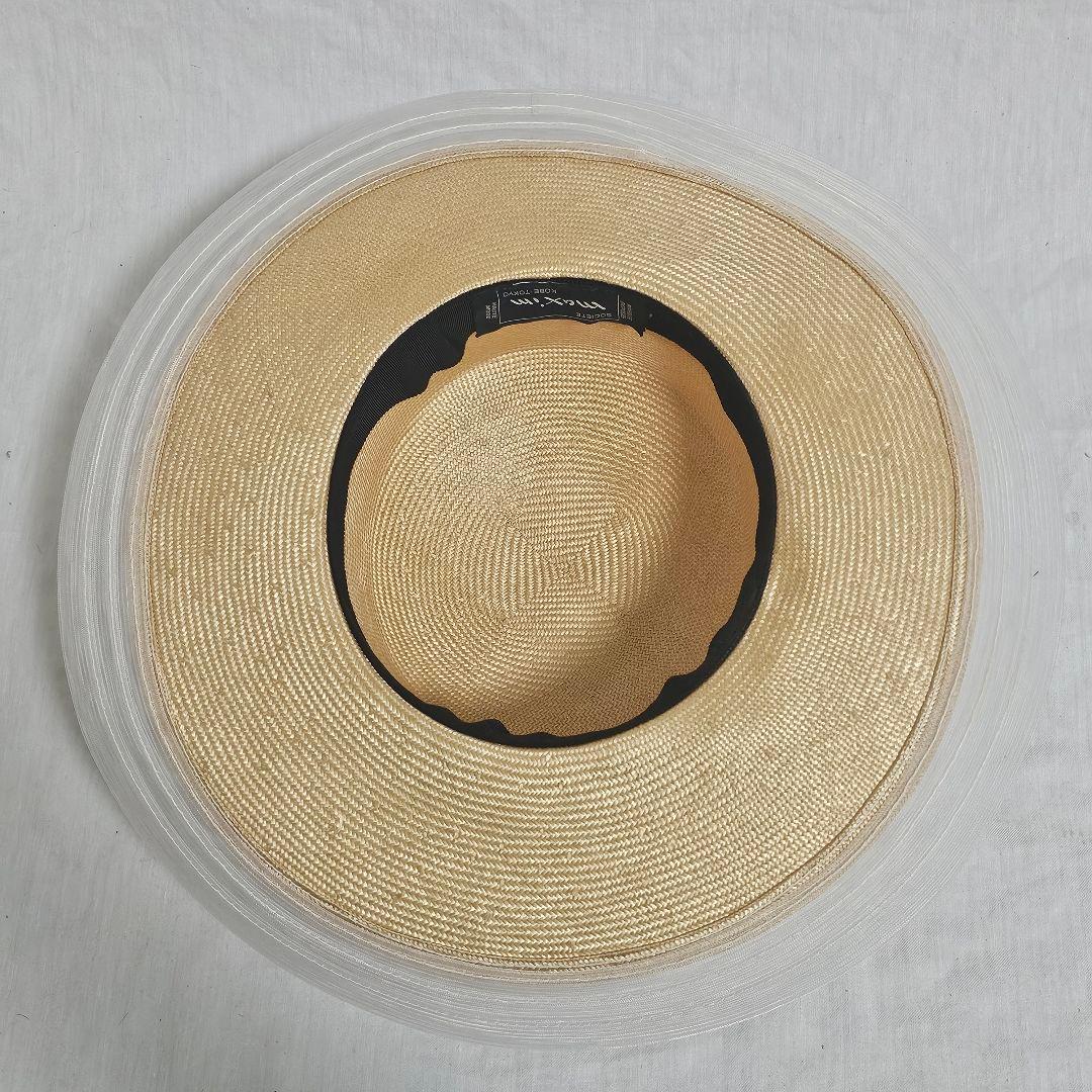 maxim マキシン リボン付き ハット 実測約56 帽子