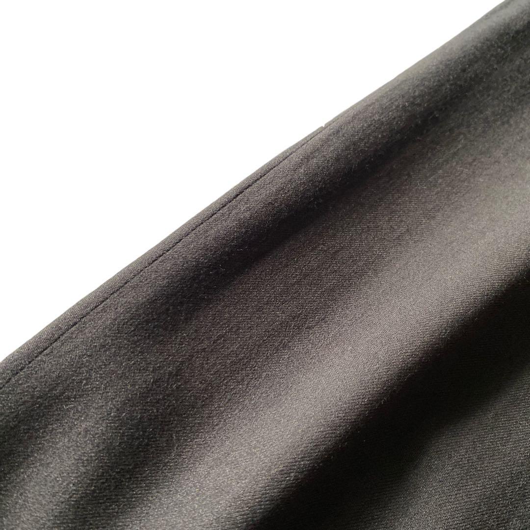 60s US vintage ウールギャバジン ワンタック ワイドスラックス