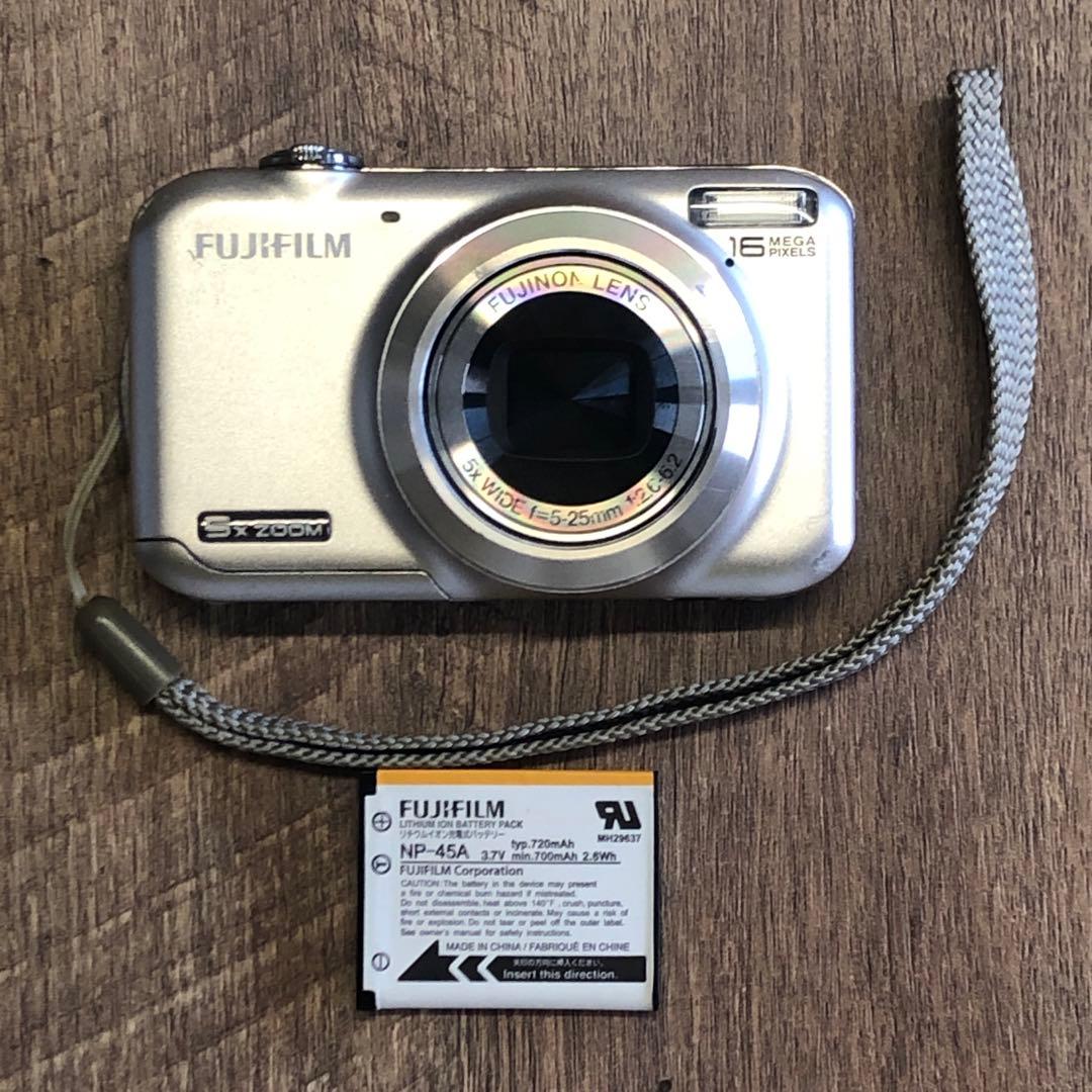 動作確認済 FUJIFILM Fine Pix JX400 シルバー