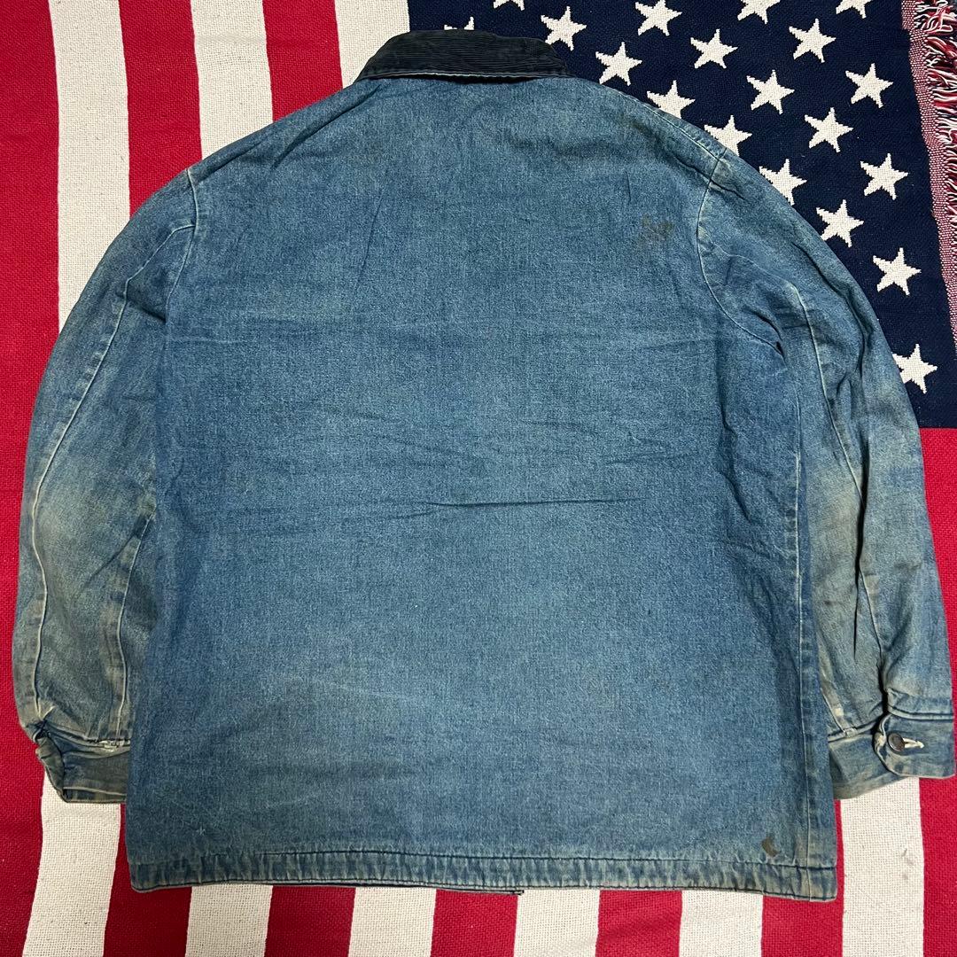USA製 80s BIGBEN ビックベン デニムカバーオール ブランケット付き