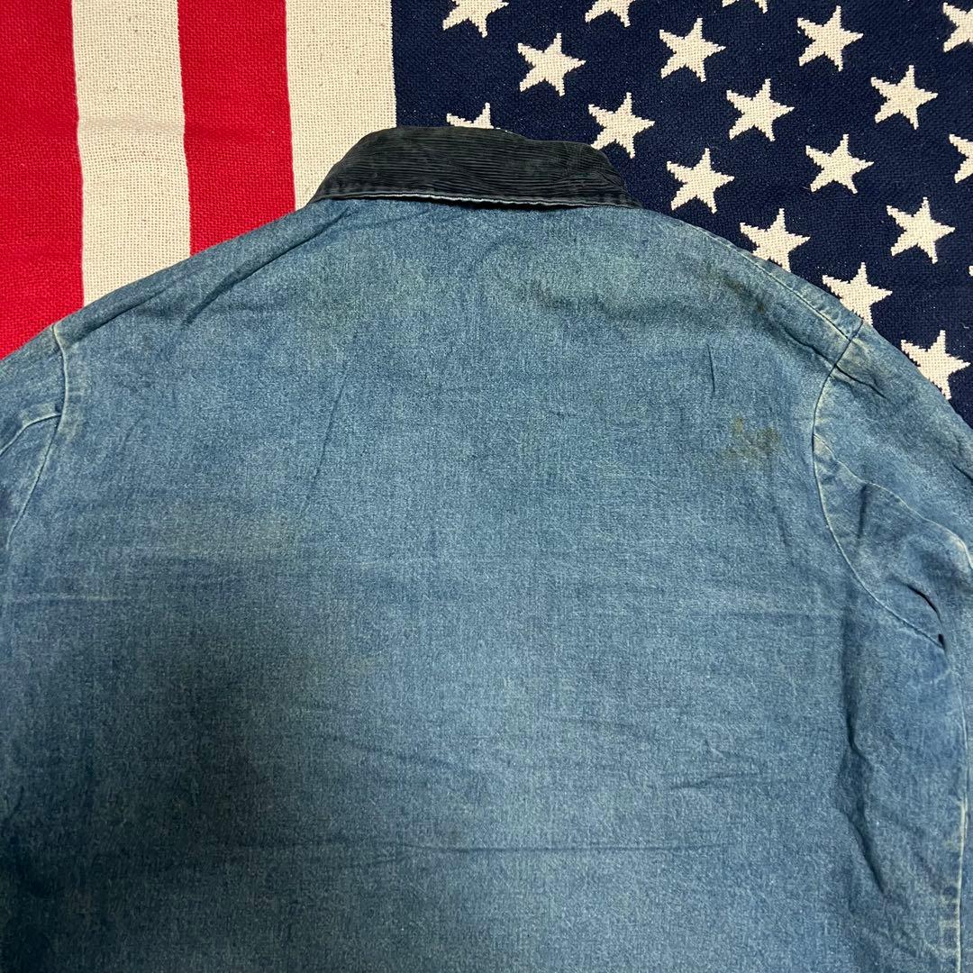 USA製 80s BIGBEN ビックベン デニムカバーオール ブランケット付き