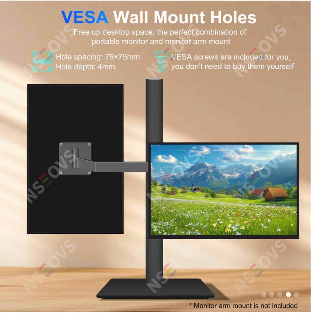 新品未使用NSEOVS 18.5インチポータブルモニターFHDモバイルモニター