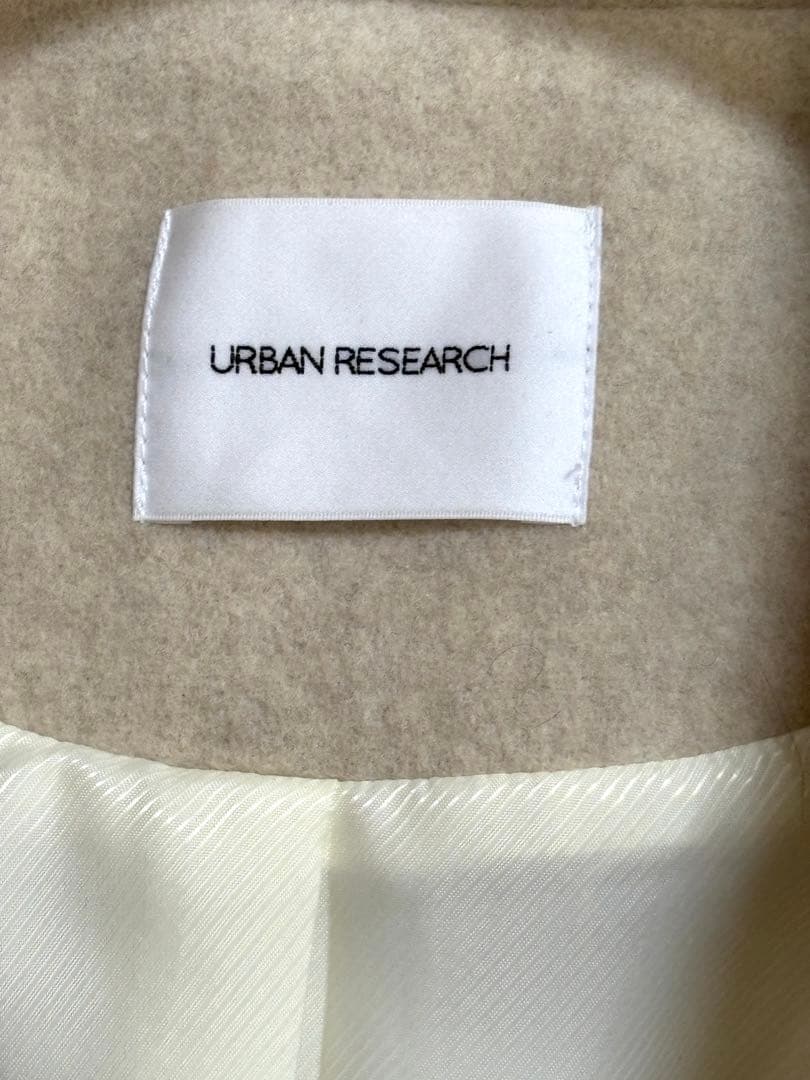 ウール100% アーバンリサーチ ハーフコート