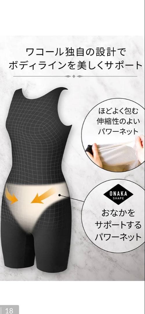 お値下げ新品未使用ワコール フィットネス用スイムウェアオールインワン