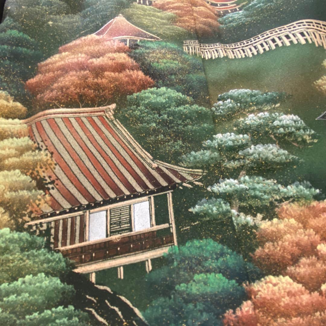 【着物リメイク】フォーマル バックリボン　ワンピースドレス